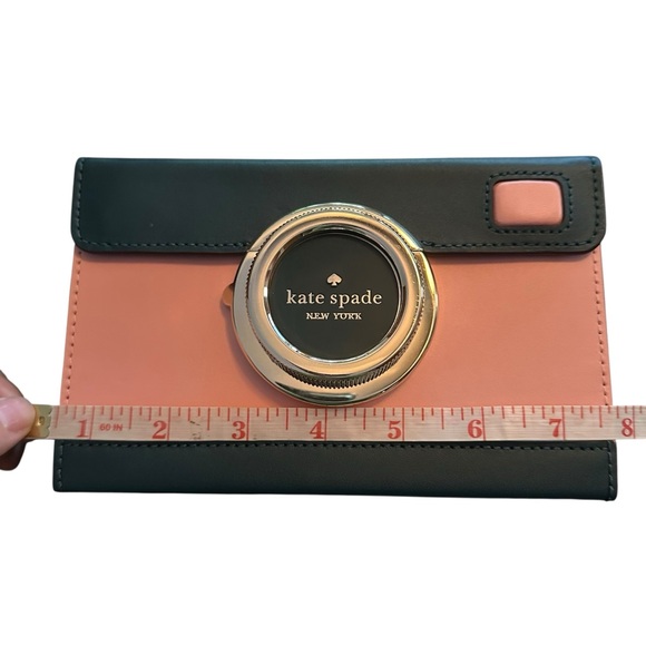 Kate Spade Teal and Pink Oh Snap Camera Crossbody Strap Purse - Picture 9 of 14